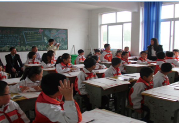聊都会江北旅游度假区朱老庄镇大吴小学被列为“润基金”援建的第五所希望小学。